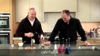 How to make a frappé coffee using an aerolatte milk frother [upl. by Imik395]