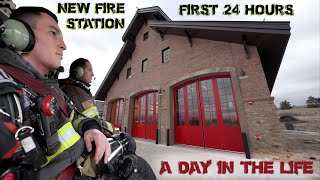 First 24 Hours in a New Fire Station  A Day in the Life [upl. by Ellehsat]