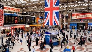 A Walk Through The London Victoria Station London England [upl. by Esinahs225]