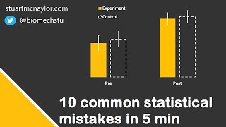 Ten Statistical Mistakes in 5 Min [upl. by Denman467]