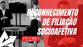 DIREITO DE FAMÍLIA Reconhecimento de filiação socioafetiva [upl. by Ecirrehs]