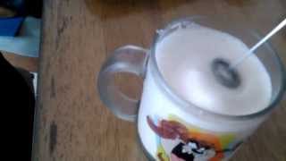 Aerolatte Review Frothing Cold Milk In Under 1 Minute [upl. by Ydna]